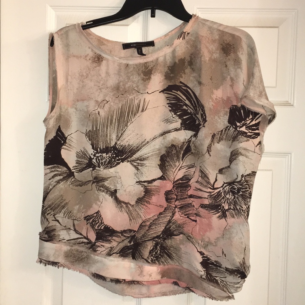 BCBGMAXAZRIA 100% silk blouse XXS